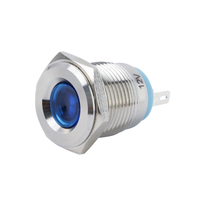 Melhor preço 16mm LED terminal de pá lâmpada de luz indicadora de metal