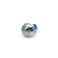 Interruptor de botão momentâneo de metal QIANNIAN 12 mm
